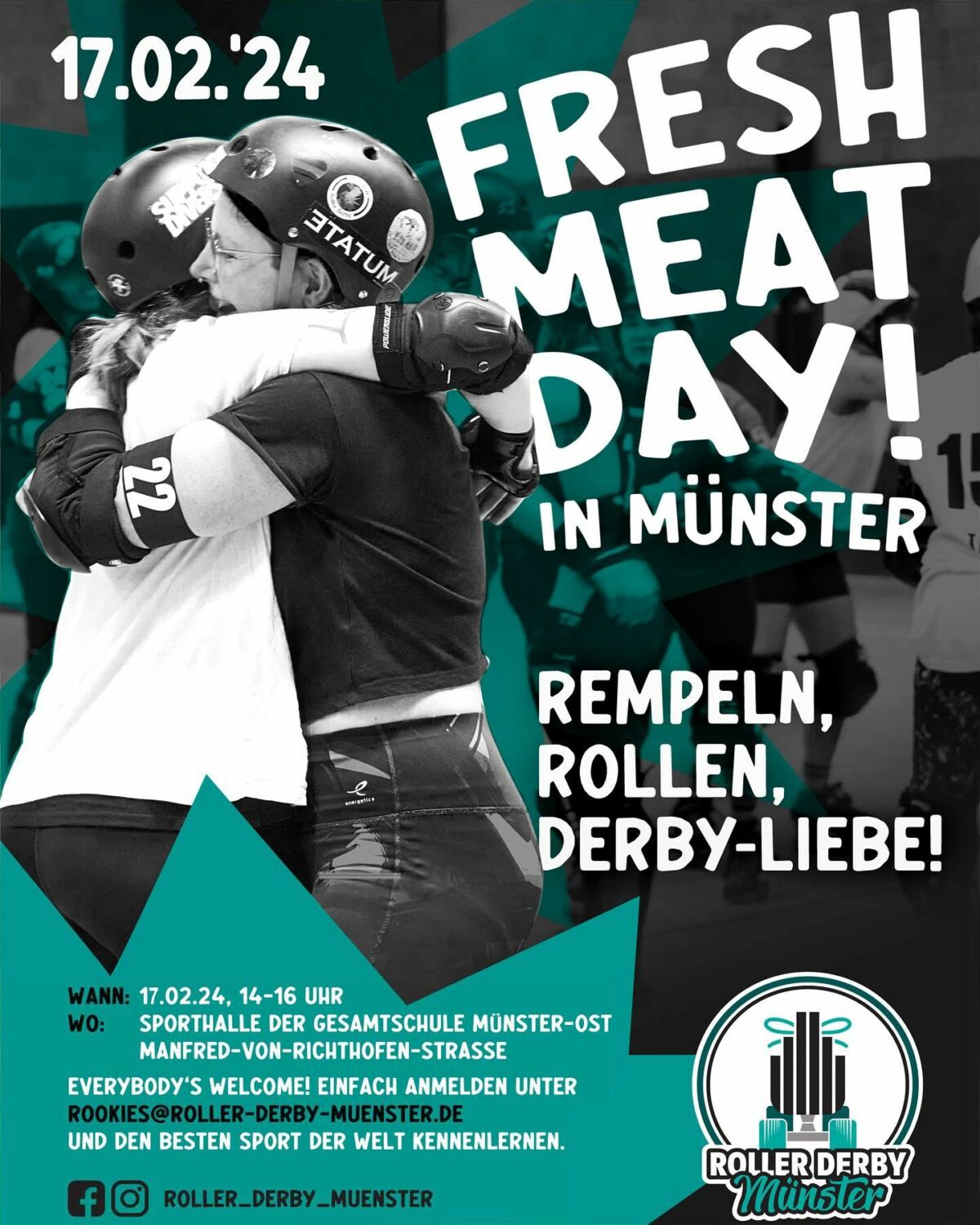 FreshMeatDay am 17. Februar 2024 Roller Derby Münster